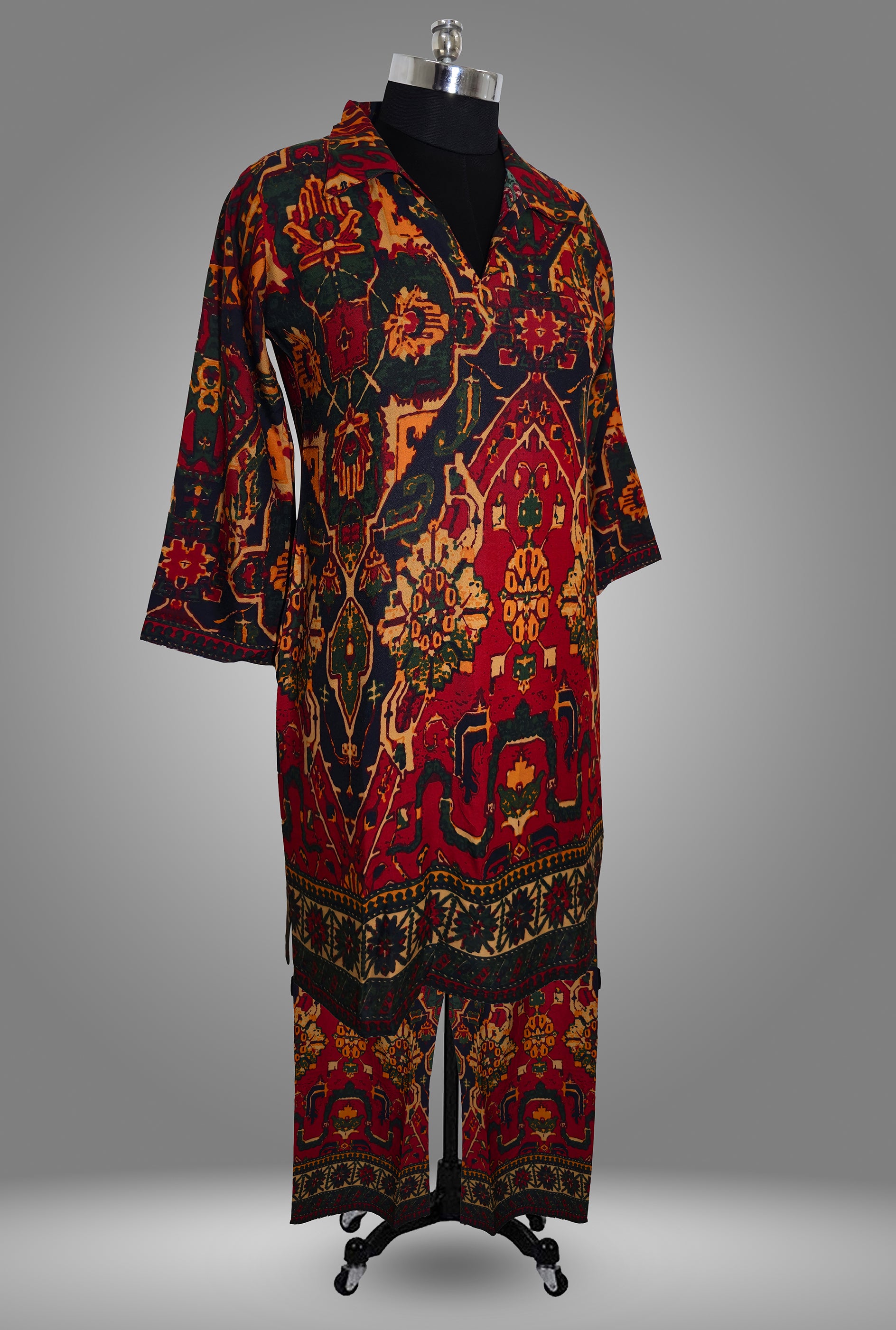 CO ORD SET WITH  multi-print