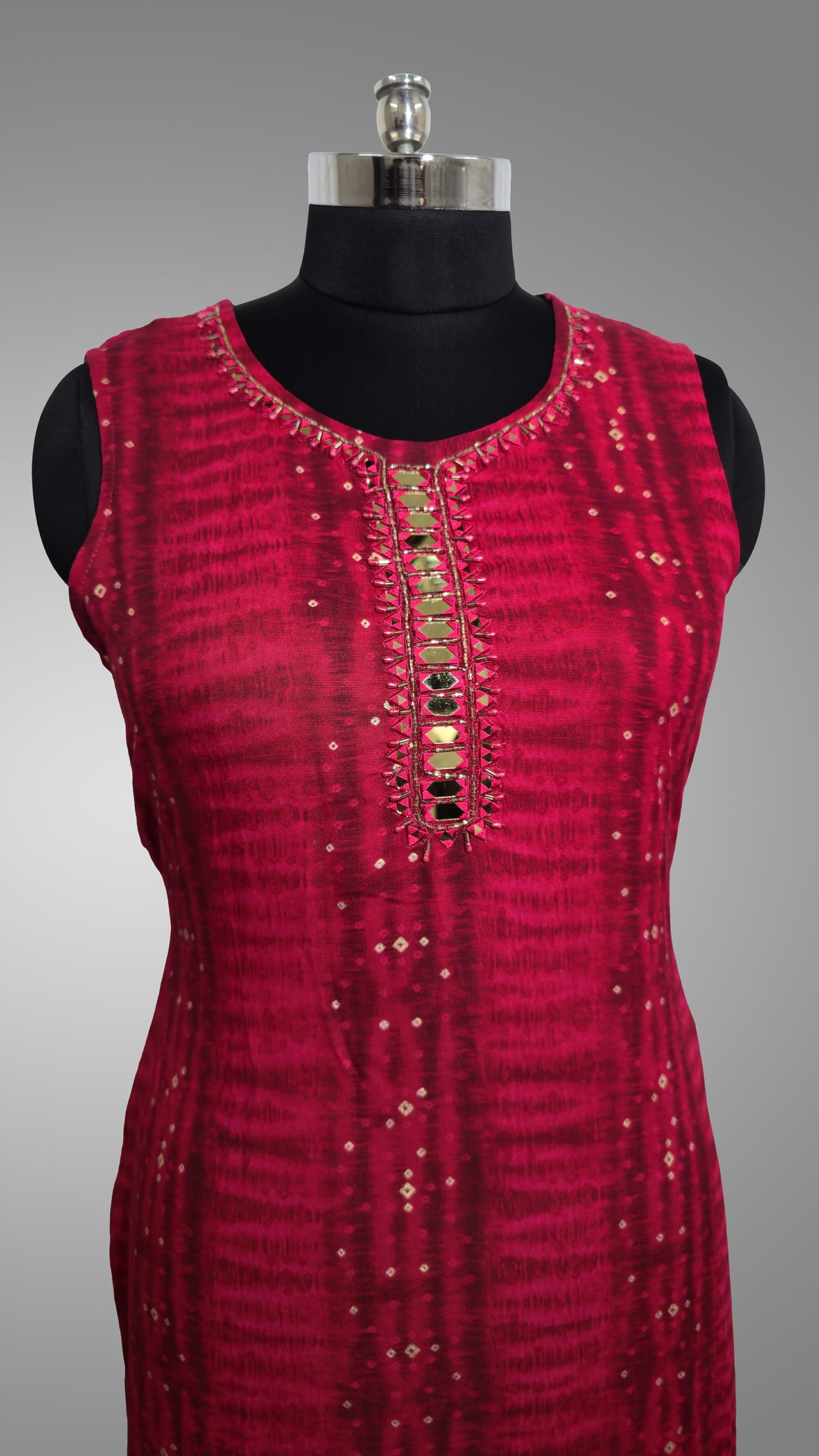 KURTA WITH PANT AND DUPPATA WITH  Magenta COLOR